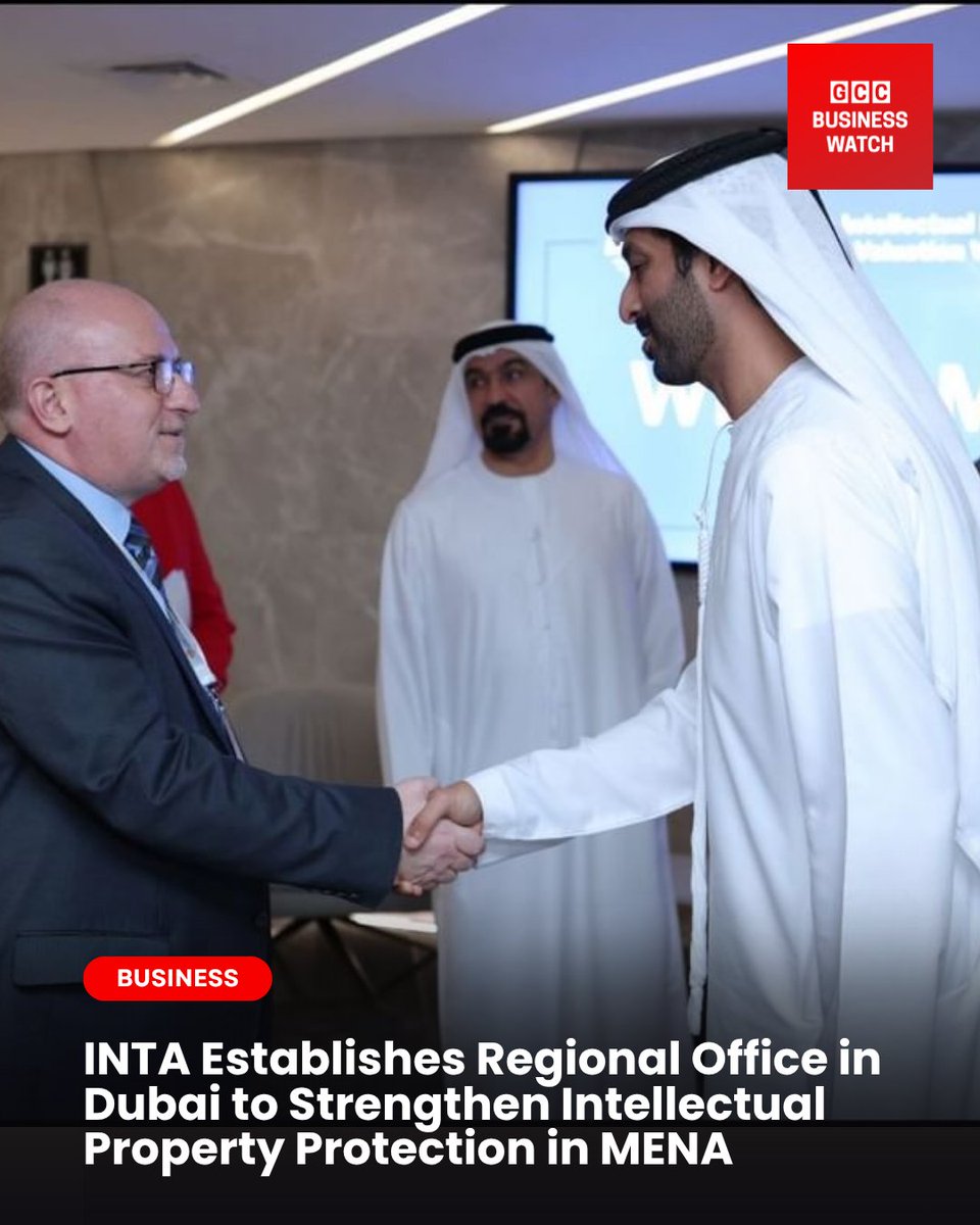 GCCBW's tweet image. INTA opens MENA regional office in Dubai to boost IP protection and support innovation. #INTA #Dubai #IPProtection
افتتحت INTA مكتبها الإقليمي في دبي لتعزيز حماية الملكية الفكرية ودعم الابتكار.
 Read the Full Story: gccbusinesswatch.com/news/inta-esta…