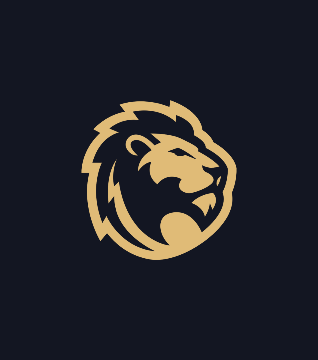 Majestic Lion Logo 🦁