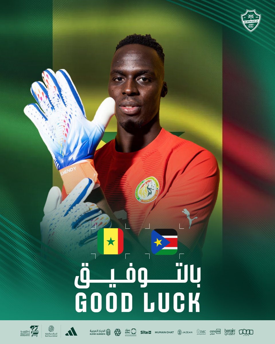 ALAHLI_FC's tweet image. إدوارد ميندي يظهر اليوم .. كل التوفيق لكابتن الفريق في مهمته الوطنية 🇸🇳 💚