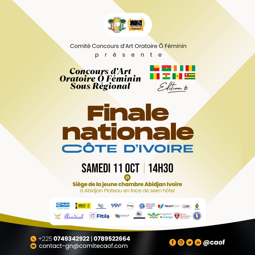 Concours d'Art Oratoire Ô Féminin tweet media