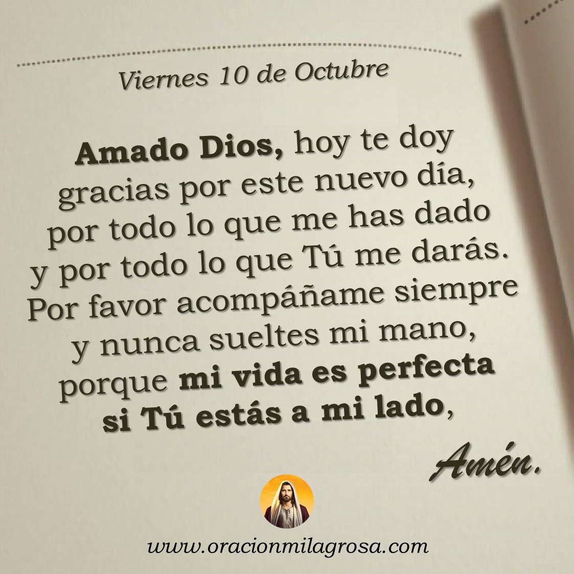 Que tú día esté lleno de milagros, bendiciones y buenas nuevas en el nombre de Jesús amén 🙏🏻🫶🏻