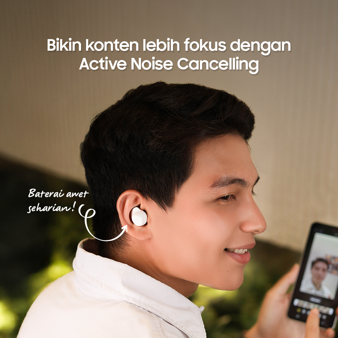 samsungID's tweet photo. 🔊GIVEAWAY ALERT!
Suara jernih, harga pas, dan sekarang bisa dapat Galaxy Buds Core GRATIS? 👀🎶
➡️ Reply sebanyak-banyaknya dengan fitur #GalaxyBudsCore favoritmu serta alasan kenapa kamu wajib jadi pemenang
➡️ Jangan lupa pakai hashtag #YangPentingPas #ExpressWithBudsCore
Good luck 😍💙