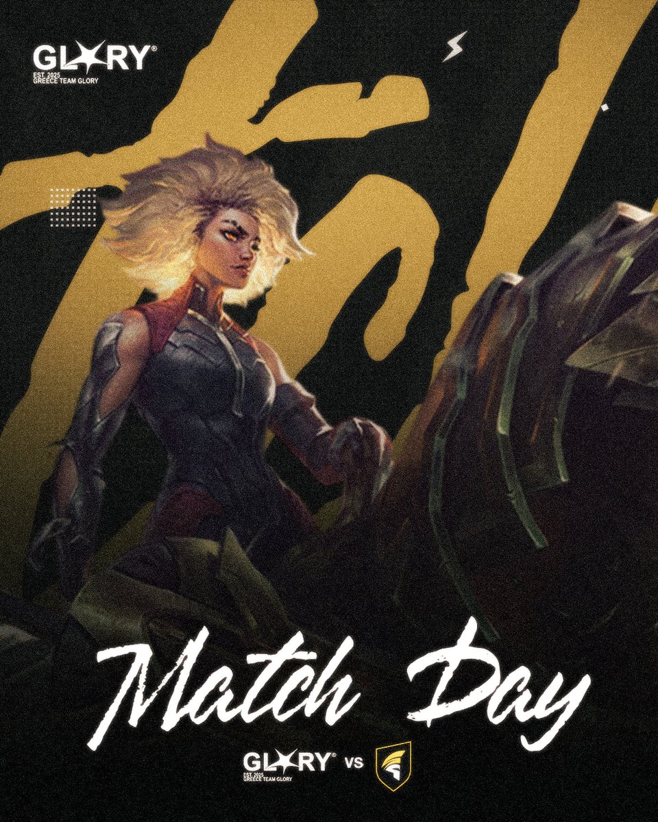 teamglory2025's tweet photo. Match Day! Our team is facing off against two tough opponents today. Let’s make it a day to remember! 💥

🆚 @SpartansEu &amp; OtiEinai
⏰ 20:00 CET &amp; 21:00 CET

Watch us live at https://t.co/brrECiBfSZ

#TEAMGLORY #eSports  #LeagueOfLegends https://t.co/EAXQq10nyo