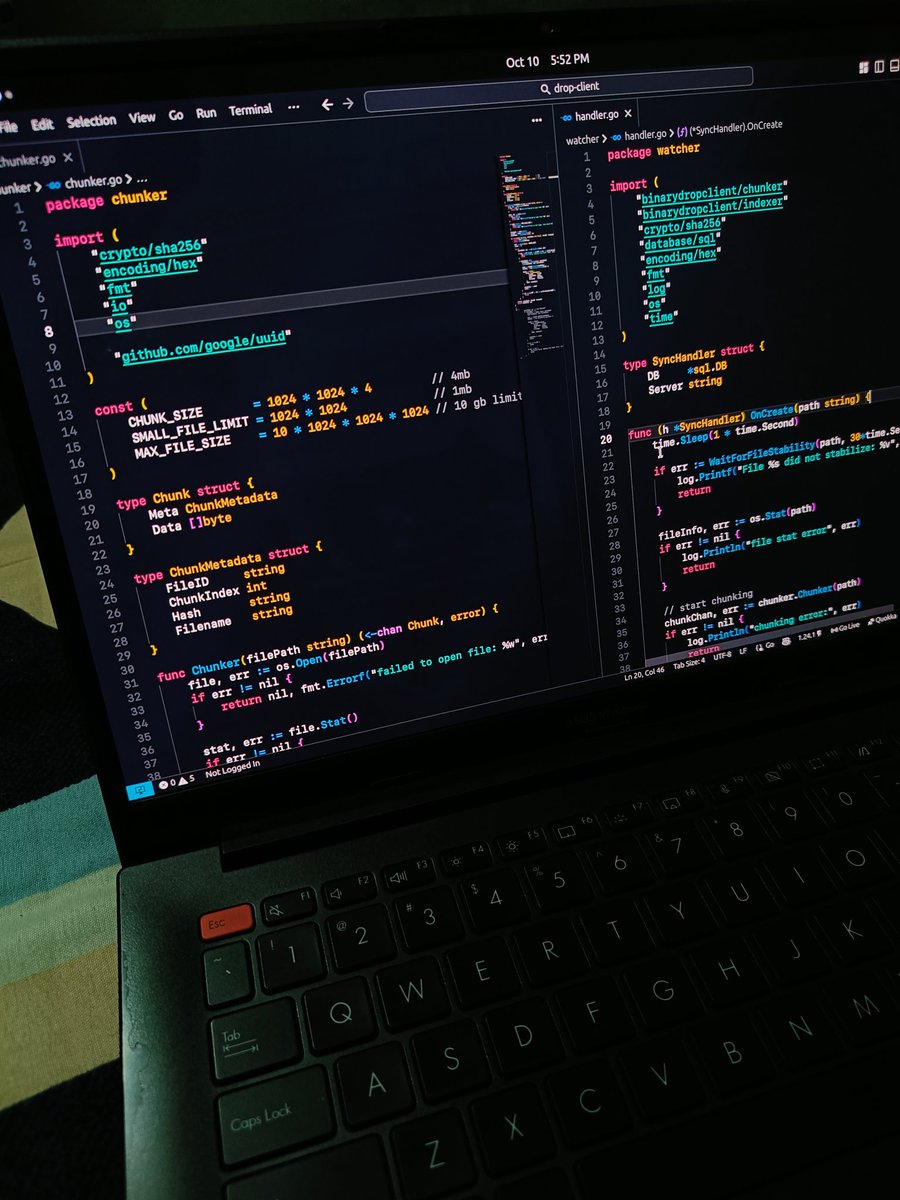 priyanshuxkumar's tweet image. Migrated a pending project from @typescript to @golang
Now i understand why people are moving toward Golang after Typescript