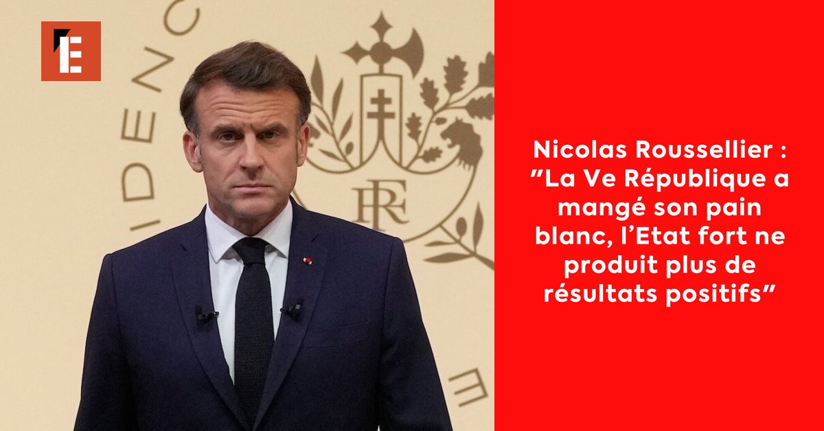Pour l’historien, le psychodrame politique que traverse la France marque une transformation profonde et historique de notre régime. ➡️ l.lexpress.fr/Sfx

✍️ <a href="/BatGauthey/">Baptiste Gauthey</a>