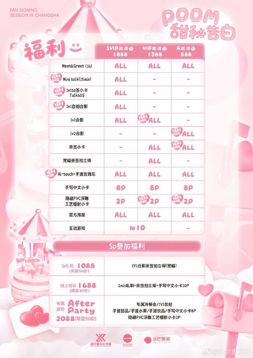 {10.10.2025}  ⟢ Weibo  Update ♡

📍Weibo: 新尔惠文化
🔗weibo.com/7851954210/522…

[Upgrade again | Sweet Secret Confession | Poom Changsha Signing Session]

I thought it was sweet enough, but I didn't expect it to be sweeter!
Thank you for waiting gently.
Because of love, we