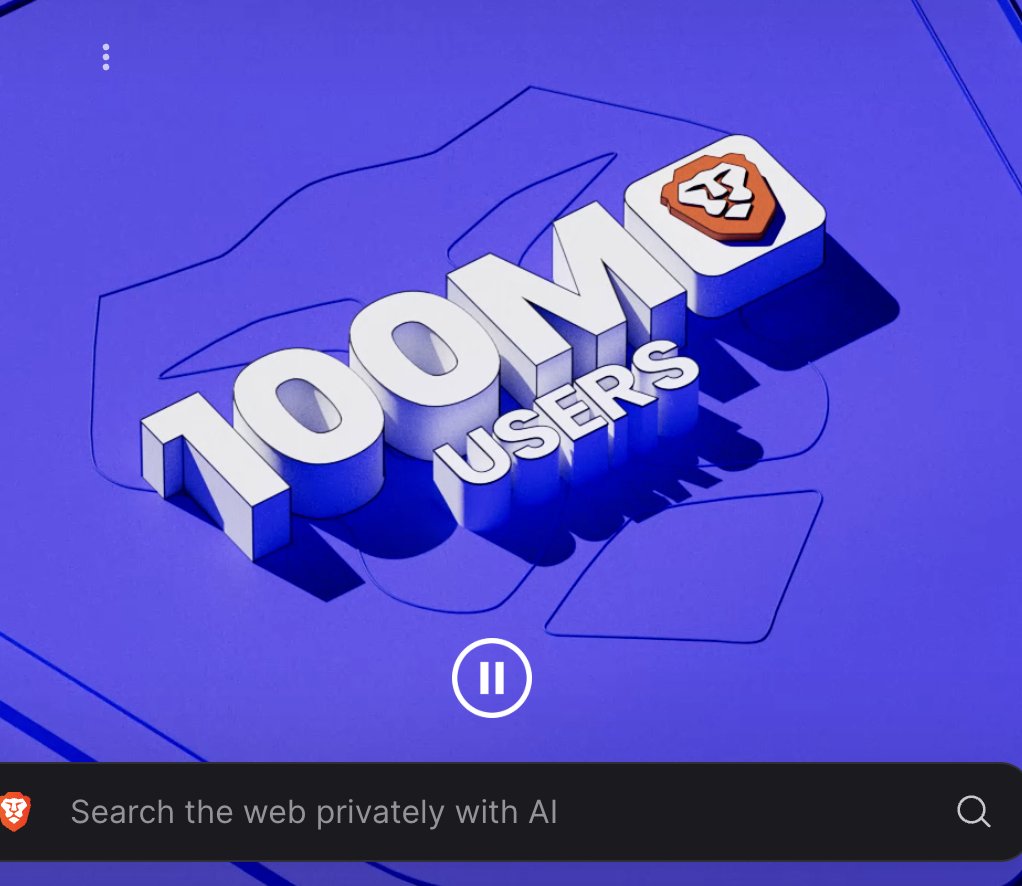 🎉 Congrats <a href="/brave/">Brave</a> browser for reaching 100 million users

Maybe, just maybe, people are opening their eyes to the import of #privacy, without which the Minority cannot safely express their view

Hoping the same people will similarly regard the need for immutable archival

#Brave