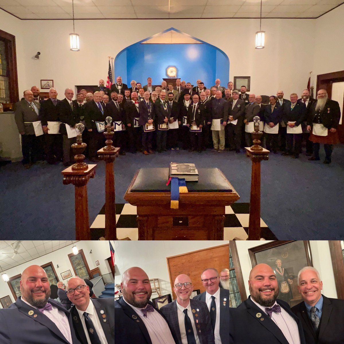 East Palestine Stated Meeting with our guests from Scotland &amp; Wisconsin!! 🏴󠁧󠁢󠁳󠁣󠁴󠁿 🇺🇸 Listen to what has been going on lately on Episode 120: Catching Up!
TravelingManPodcast.com
#Masonry #Podcast #TheDogPoundPodcast #Scotland