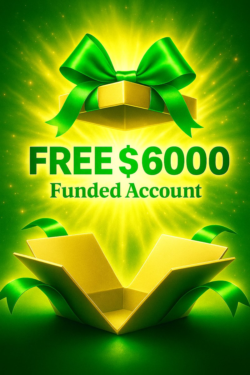 risers343's tweet image. 🎁 FREE $6000 Prop Firm Account! 🎁

Ready to win? Here’s how 👇

1️⃣ Follow:@risers343 

2️⃣ Like + Retweet this post

3️⃣ Comment “Free 6k”  

4️⃣ Open a ticket in Discord to claim: discord.gg/E74rY9qA4D

⚡ Don’t wait—spots are limited. Claim yours today! 🚀