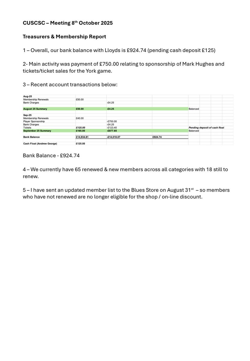 CUFCSC23's tweet image. ⬇️COMMITTEE MEETING MINUTES⬇️ #cufc
