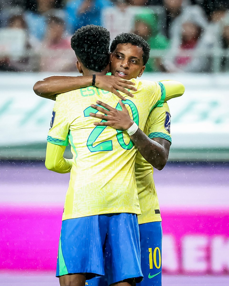 brfootball's tweet image. Estêvão 🤝 Rodrygo
Scoring twice against South Korea