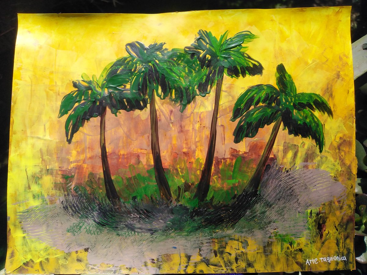 franlainakea's tweet photo. Palmeras expresivas. 🖌️🎨🌴
Experimento visual.
#artcreativity #creando https://t.co/fK4CdhYKFU