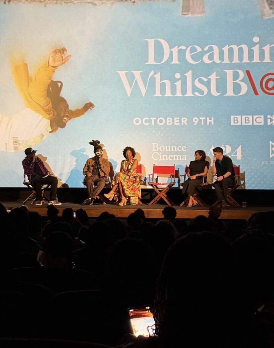 EmanKellam's tweet photo. the other night, I hosted the world premiere of “dreaming whilst black” season 2, in south london my hometown. 

big love to adjani salmon &amp; @A24 for trusting me with this opportunity. 🎬 https://t.co/xSZMAPxbgI
