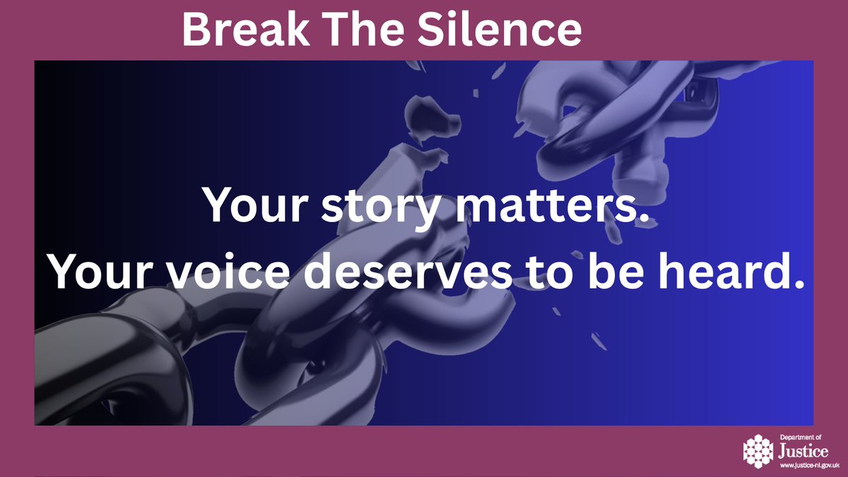 Silence Allows Violence!

If you’re feeling unsafe at home, because of issues with family or a partner, it is really important to reach out for help &amp; support.  

For more info &amp; local support organisations visit <a href="/nidirect/">nidirect</a>  website: nidirect.gov.uk/still-abuse