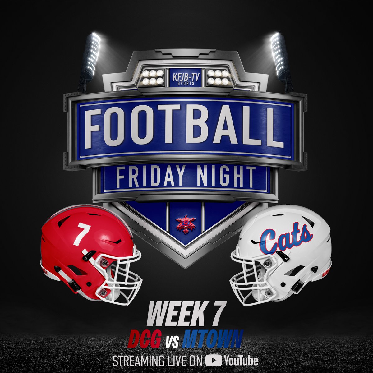 The Bobcats (3-3) square off in Week 7 with the Mustangs (4-2) at Leonard Cole Field tonight on <a href="/KFJBTV/">KFJB-TV</a>.

🏈 <a href="/dcgfootball/">DCG FOOTBALL</a> 
⌚️ Pregame coverage begins at 6:00 p.m. 
🎙️ <a href="/TVBrandonLewis/">Brandon Lewis</a> &amp; Dylan Does
📱 YouTube.com/@kfjbtv