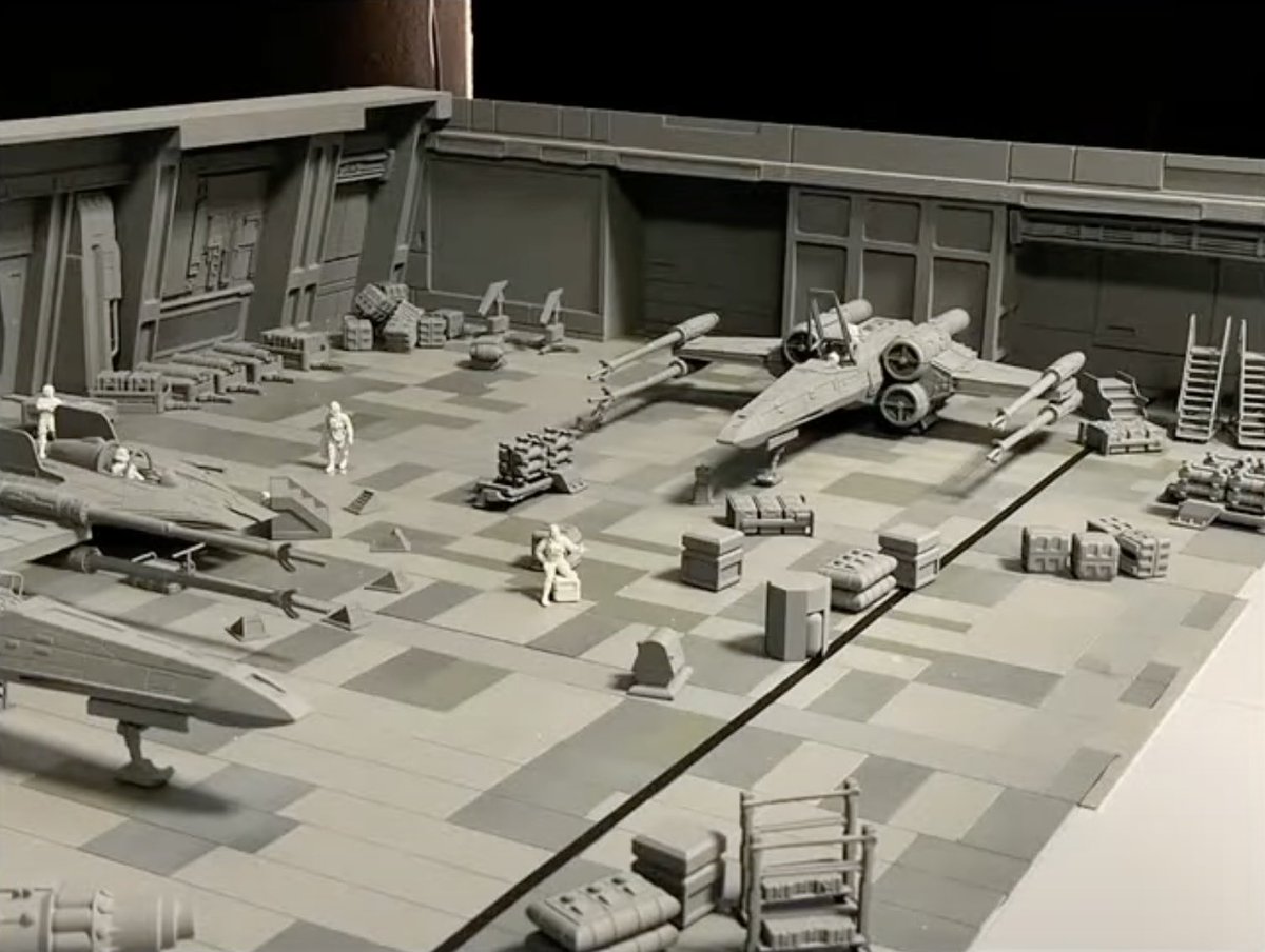 moraimessenger's tweet image. (some of) the practical sets and ships of AHSOKA season 2. 🦉