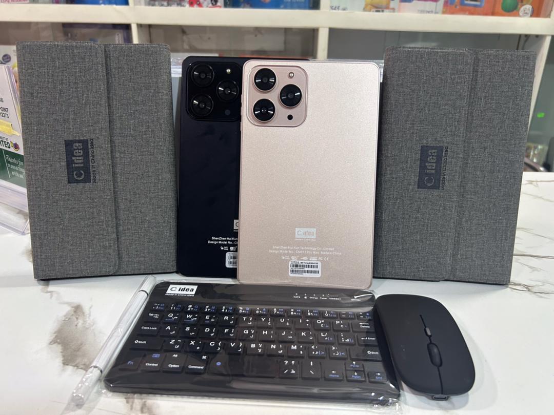 Cidea Tablet PC
14.1" Size
12gb RAM, 1TB ROM 
Android 14
Dual 5G SIM 
20000mAh
Bluetooth, keyboard
Stylus CM1400 Plus

₦250,000

Cidea Cm 10500+
11" Size 
₦130,000

Cidea Cm 830+
10" Size 
₦125,000 

Cidea 817 Promax
8" Size 
₦78,000