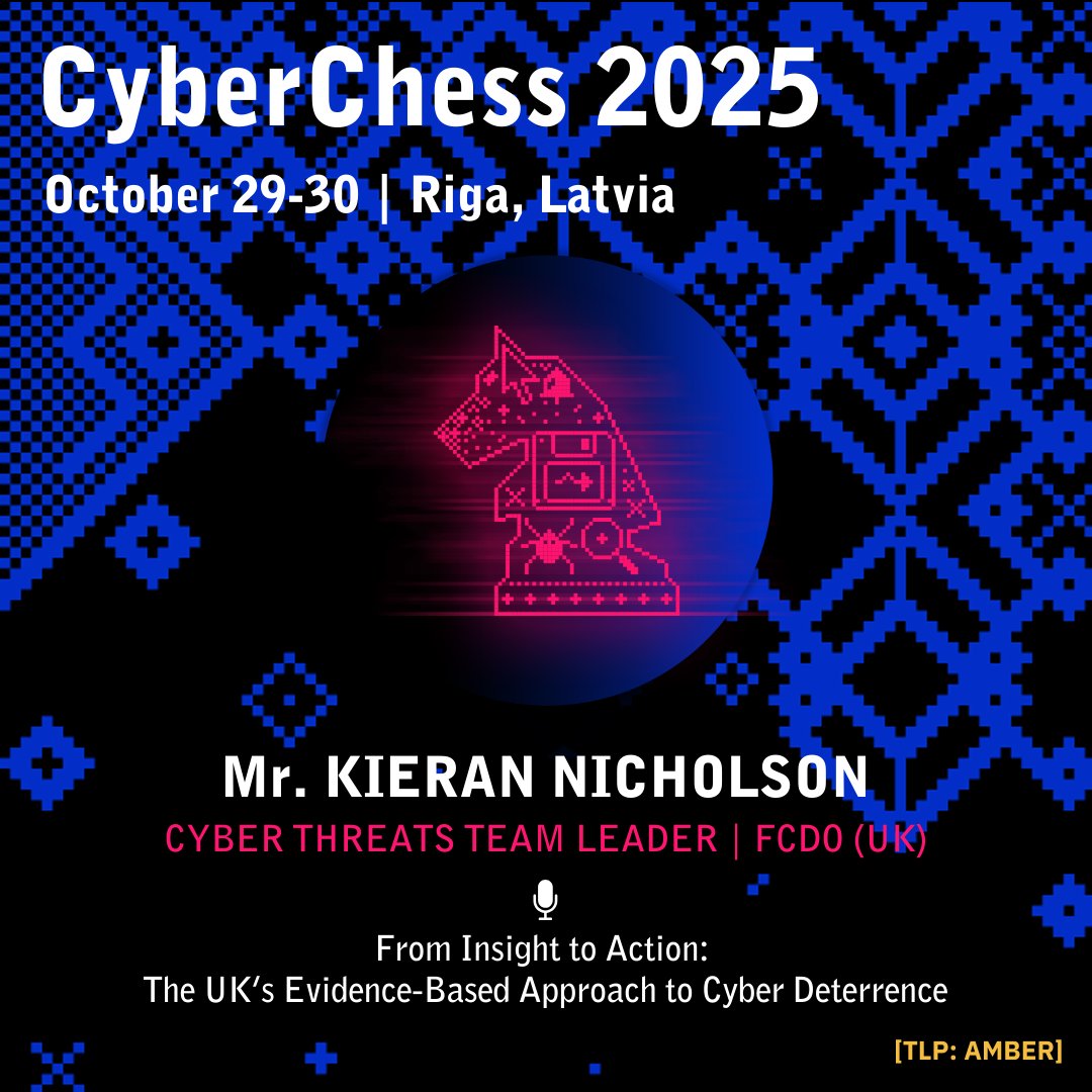 certlv's tweet image. Kas slēpjas aiz kiberdraudu atribūcijas?
Uzzini konferences #CyberChess2025 stratēģijas sesijā #CyberChess 29.oktobrī – CTI, sadarbība un pierādījumos balstīta rīcība.
🎙️ @FCDOGovUK un @PaloAltoNtwks eksperti 🇬🇧
📍 cyberchess.lv