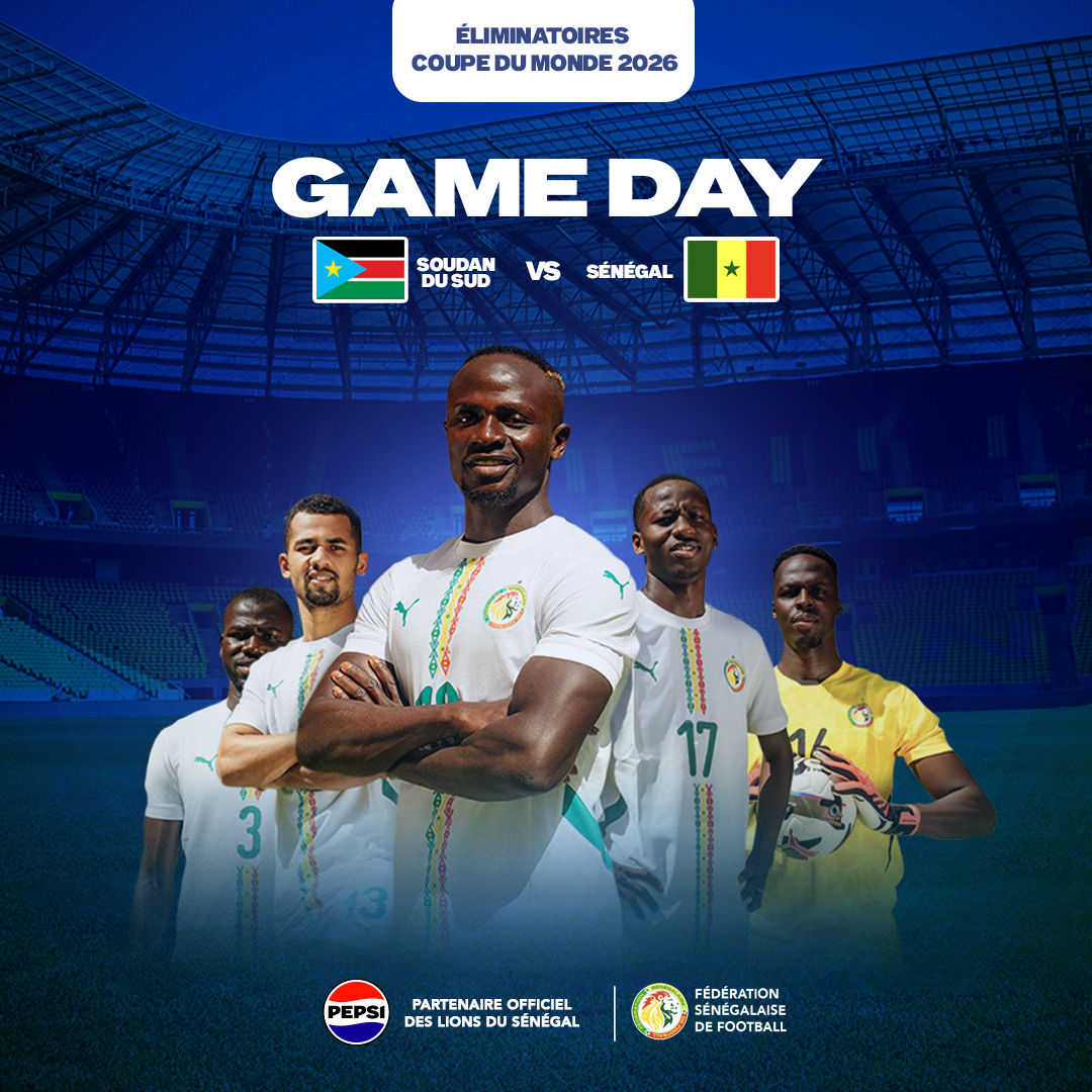 Jour de match 🦁💯

C'est quoi ton pronostic ?

#pepsisenegal
#partenaireofficieldeslions