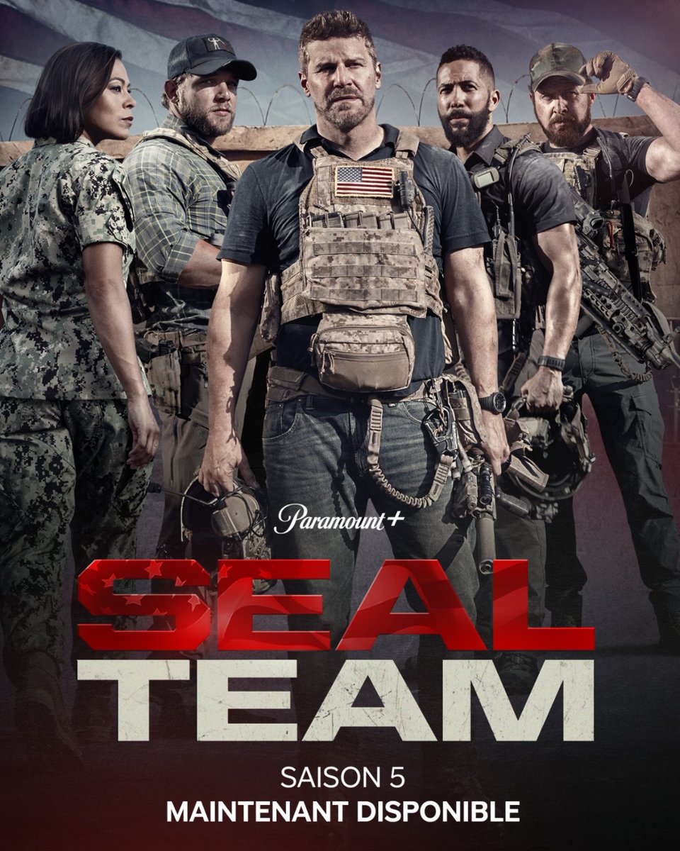 L'élite est de retour. Seal Team saison 5, c'est dispo ! #SealTeam