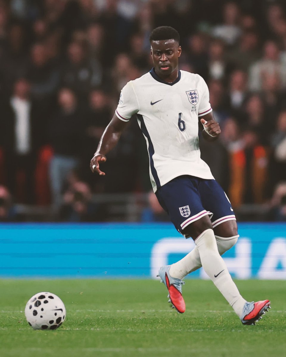CPFC's tweet image. Another classy Marc Guéhi performance for @England 😏