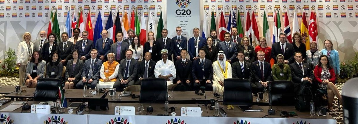 OPECSecretariat's tweet image. On behalf of the #OPEC Secretariat, Dr. Ayed Al-Qahtani, Director of the Research Division, delivered a statement at the G20 Energy Transitions Ministerial Meeting, taking place today, 10 October 2025, in KwaZulu Natal, South Africa.
Highlighting OPEC’s contributions to G20…