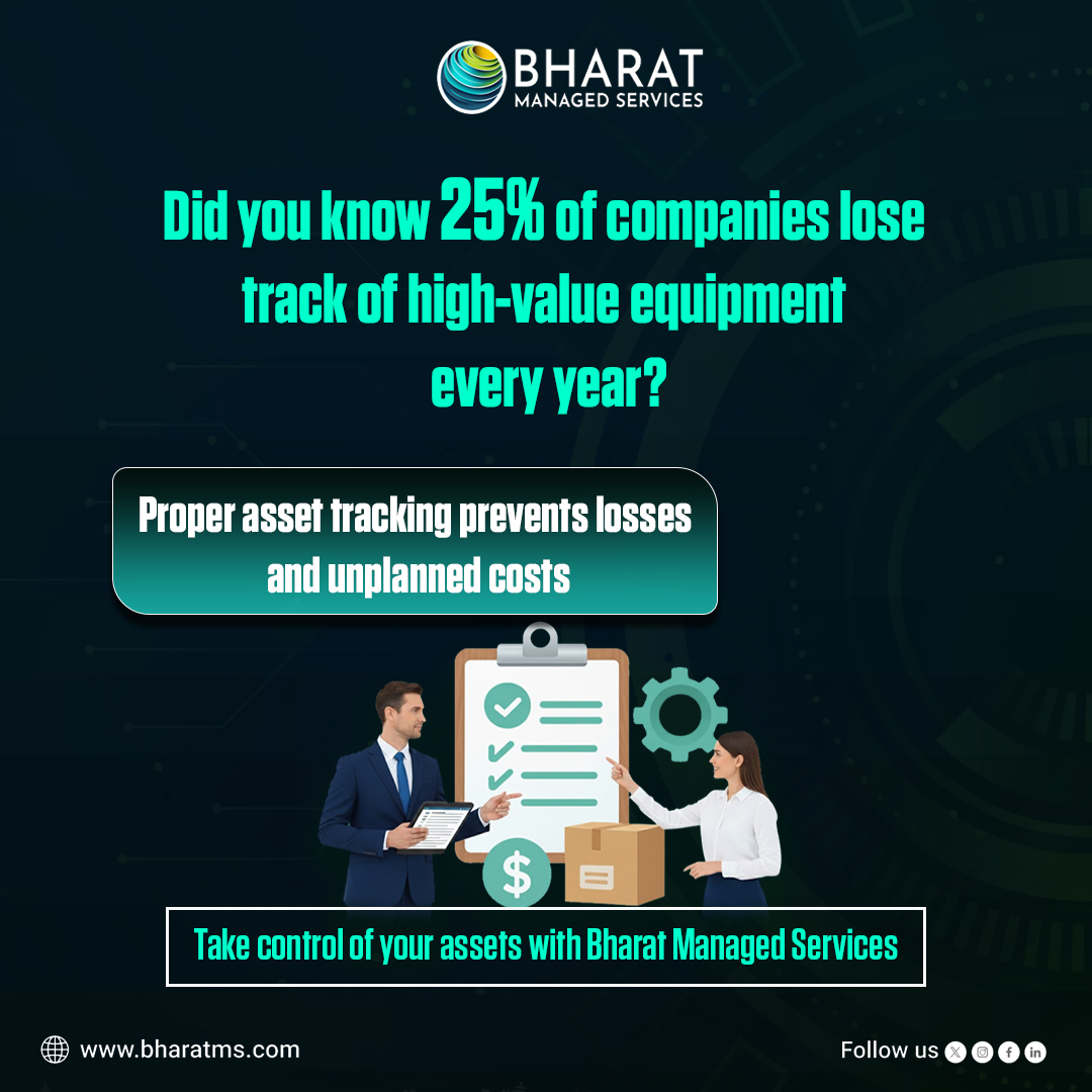 BharatMSltd's tweet image. Losing sight of your high-value assets?

It can lead to costly downtime and unexpected expenses.

Take control of your assets right away: bharatms.com/asset-manageme…

#AssetManagement #ITAssetTracking #BharatMS