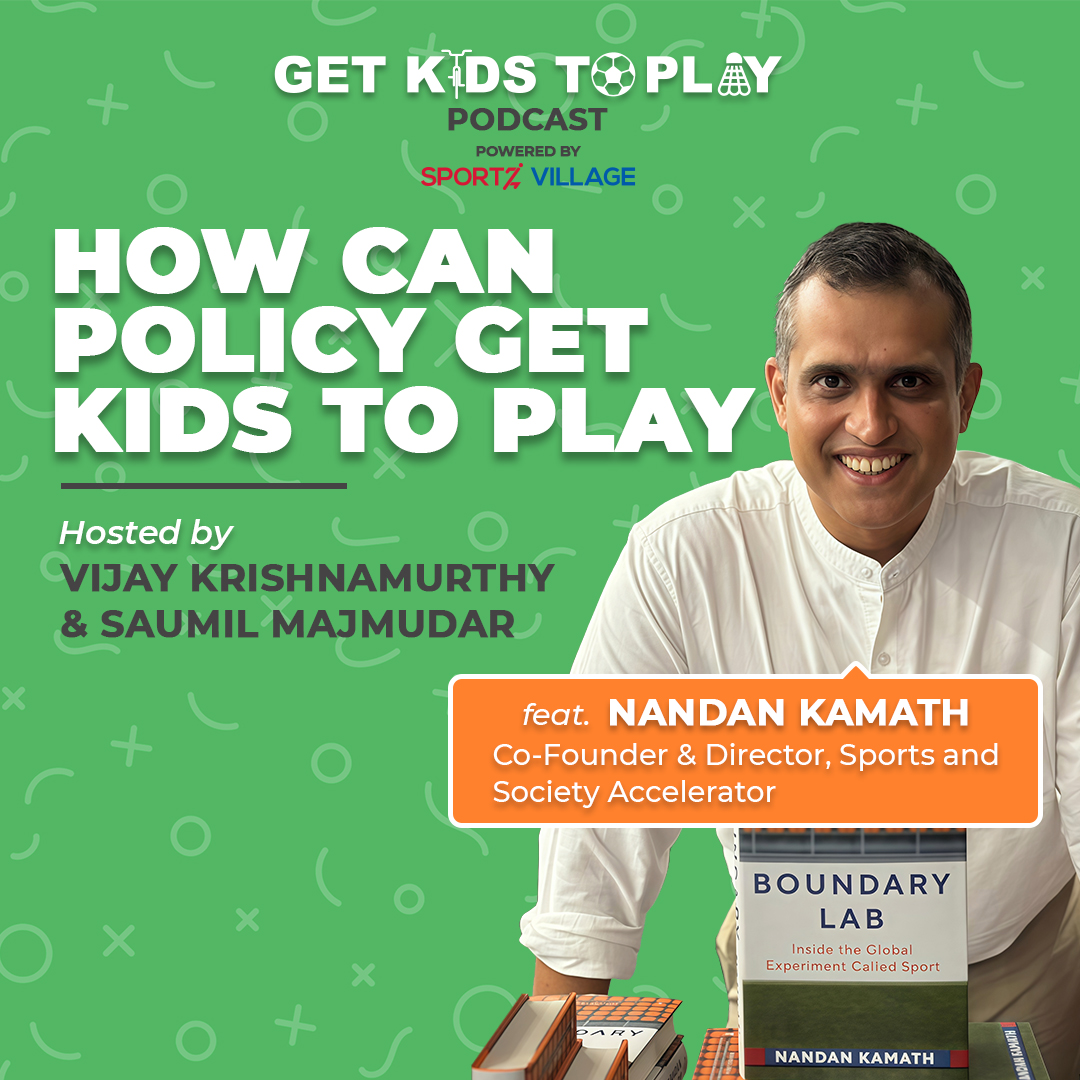New Episode Alert!

Join <a href="/vjgroundstrokes/">Dr. Vijay Krishnamurthy</a> and <a href="/saumilmajmudar/">Saumil Majmudar</a> as they chat with Nandan Kamath, lawyer, ex-cricketer, and founder of Sports &amp; Society Accelerator, on reconnecting excellence with participation and why getting kids to play is just the start.

bit.ly/3KHzdbT