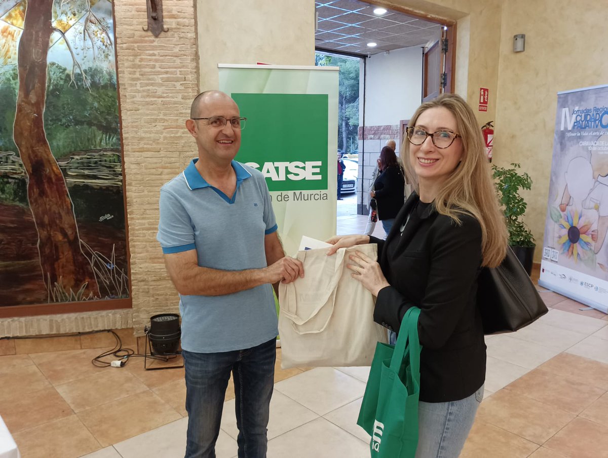 #SATSEMurcia colabora en la IV Jornada Regional de Cuidados Paliativos, 'Afinar la vida: El arte de cuidar', realizada hoy en Caravaca de la Cruz.
murcia.satse.es/noticias/-/v/7… #Enfermería #Satse