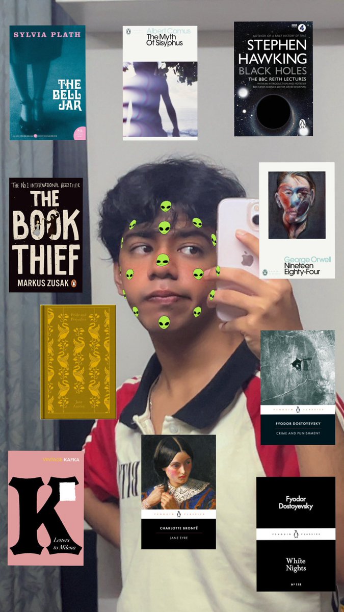 billuinred's tweet image. woke up took a selfie and #completed my goal 
10 BOOKS TO KNOW ME I HOPE THE TREND ISNT DEAD