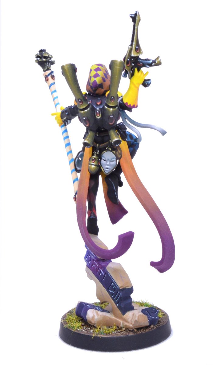 KujoPainting's tweet image. An Eldar Shadowseer I painted ages ago. :D