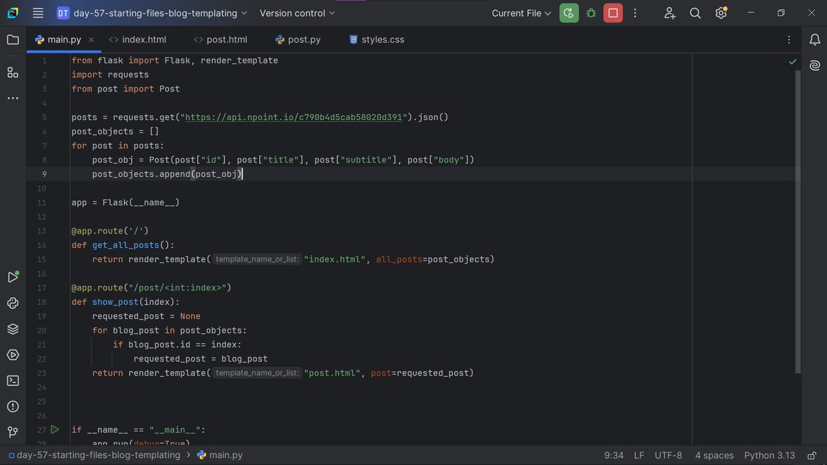 bluedev_py's tweet image. Day 57/100 – Intermediate+
> Templating with Jinja in Flask
> Learned how to use Jinja to create dynamic HTML pages, combine templates with APIs, use multiline statements, and build URLs with Flask
#100DaysOfCode
#pythonprogramming
#pythononlinetraining