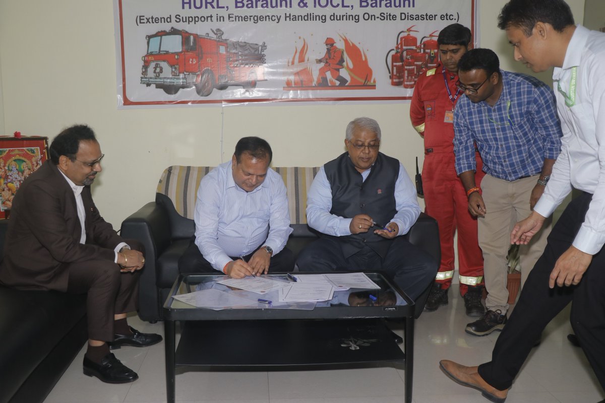 HURL_INDIA's tweet image. Together, we safeguard our people, our assets, and our community.

#HURL #IOCL #SafetyFirst #MutualAid #EmergencyPreparedness #Collaboration #Sustainability #TeamHURL