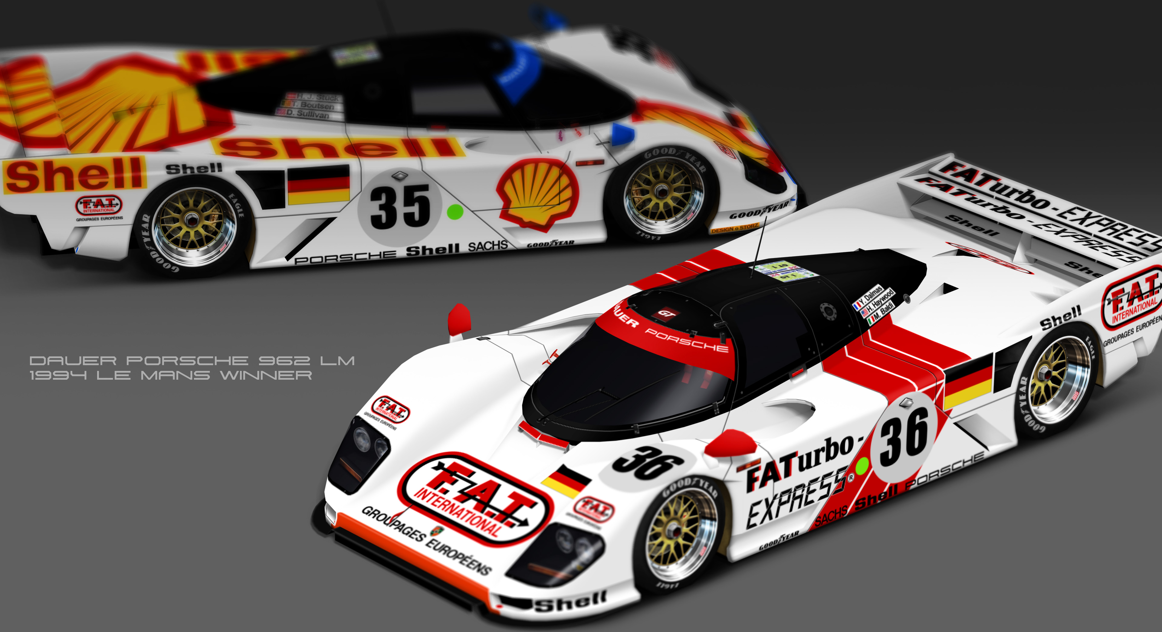 Dauer 962 LM #36 1994年ル・マンウィナー Dauer 962 LM #36 1994年ル・マンウィナー Porsche Dauer 962 GT