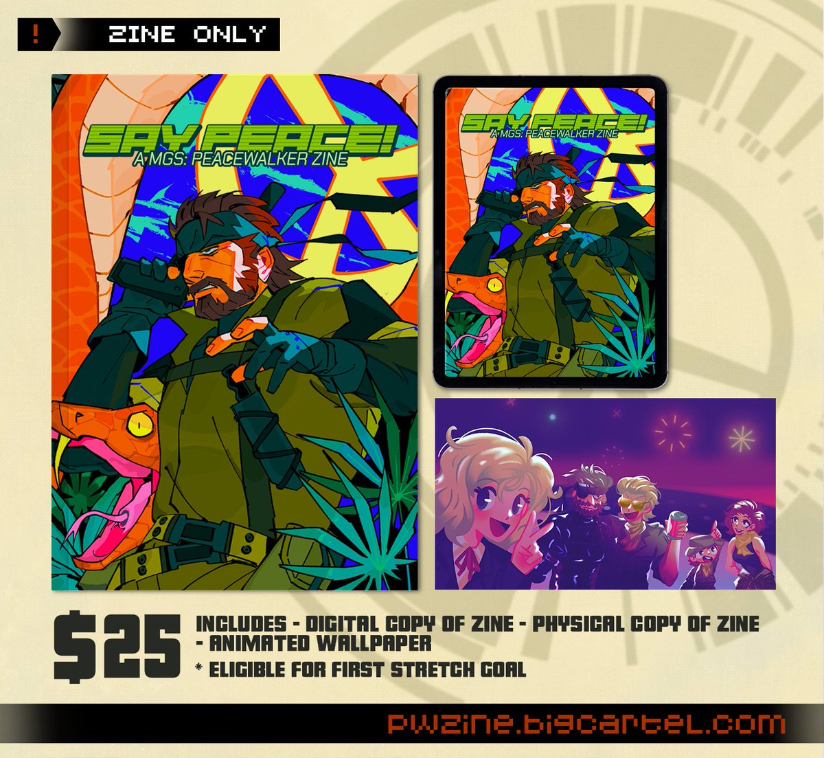 ❗️PHYSICAL ZINE❗️
Not only does the physical zine come with a digital copy alongside it- but also an animated wallpaper by <a href="/OkiComa/">OKI ★</a> !