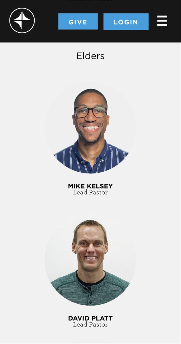 For anyone who may not know- yes, David Platt still retains the title of Lead pastor at McLean Bible Church alongside Mike Kelsey.  Both are also listed as elders.