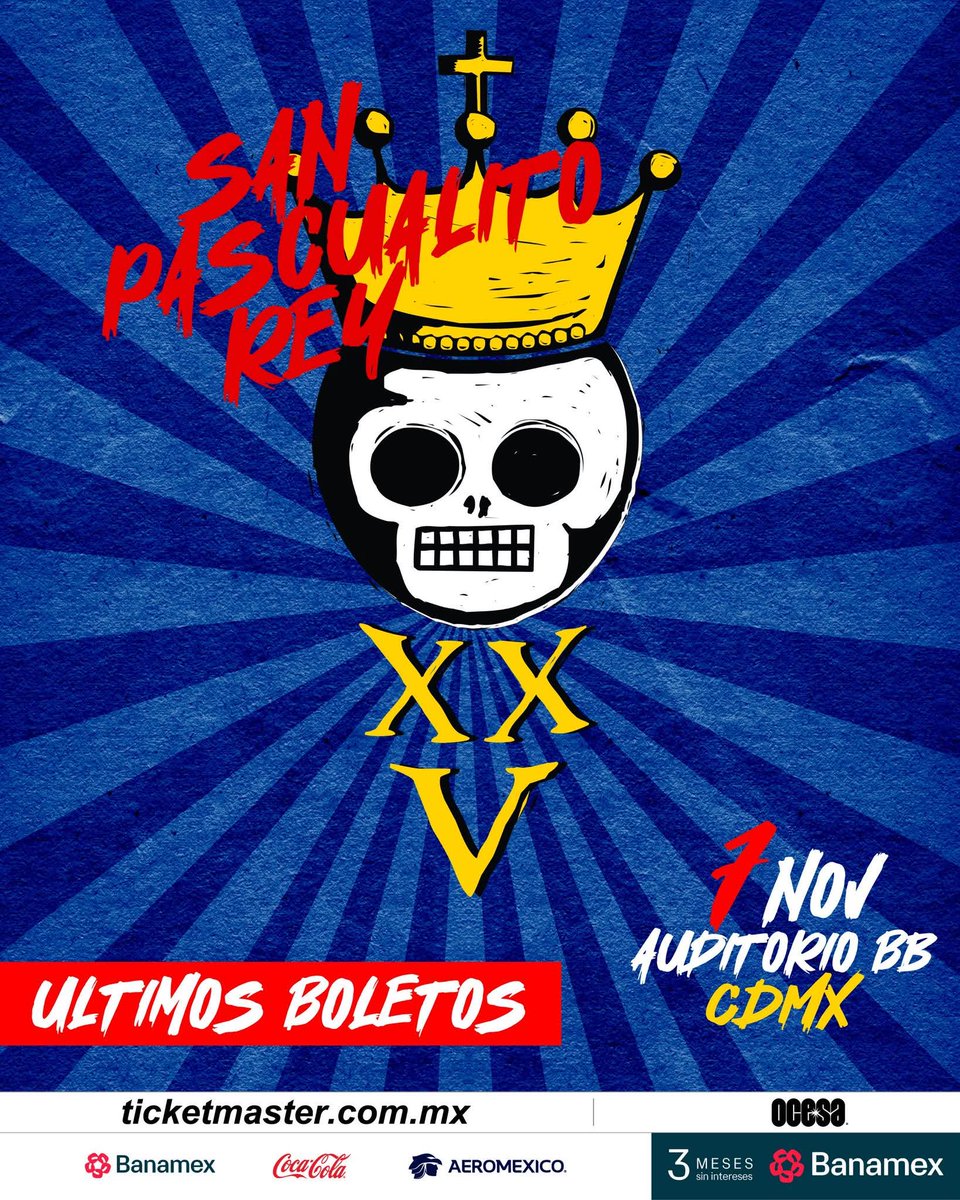 Nosotros le rezamos a San Pascualito Rey y a #AlChilismo 🙏🌶 pero su show del 7 de noviembre sera algo que no querrás perderte ☝️🤓

#AlChileMX no nos lo perdemos por nada 🗣