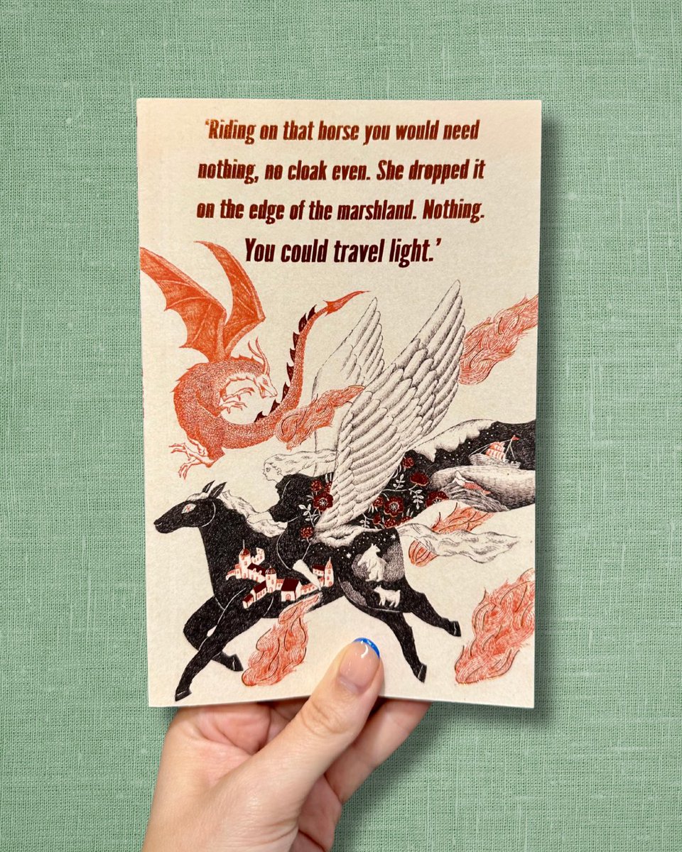 ViragoBooks's tweet image. They&apos;re here! Beautiful copper-foil proofs for #TravelLight ✨

🪽 A rediscovered fantasy classic.
🪽 Introduced by the wondrous Samantha Shannon.

Coming March 2026
Illustration by @sanae_sugimoto ✨

#TravelLight #ViragoModernClassics