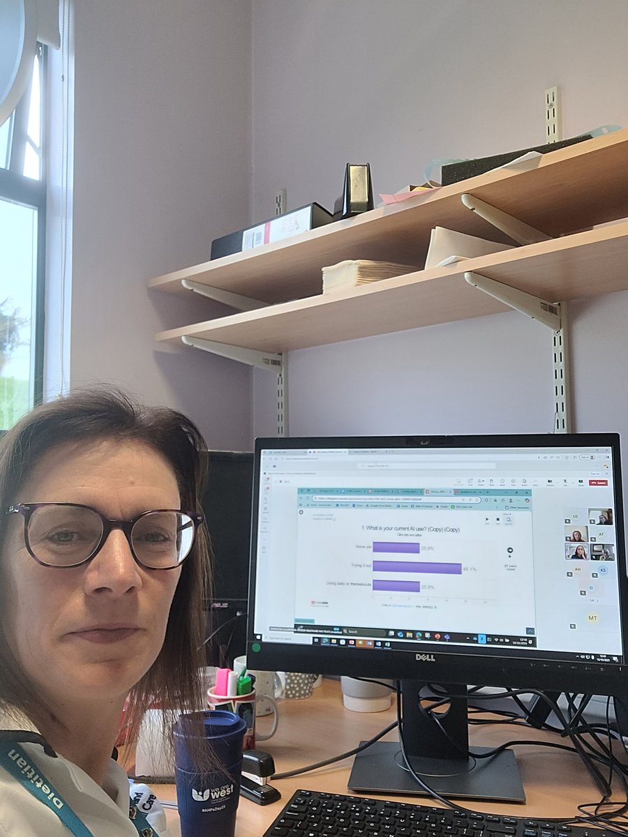 Linking in today on a different site <a href="/bda_kidney/">BDA Kidney Dietitian Specialist Group</a> session on AI Sounds like it will save time. Could anyone use tech to invent teleportation so I don't have an hours commute home-  that would be great.  #kidneydietitiansweek