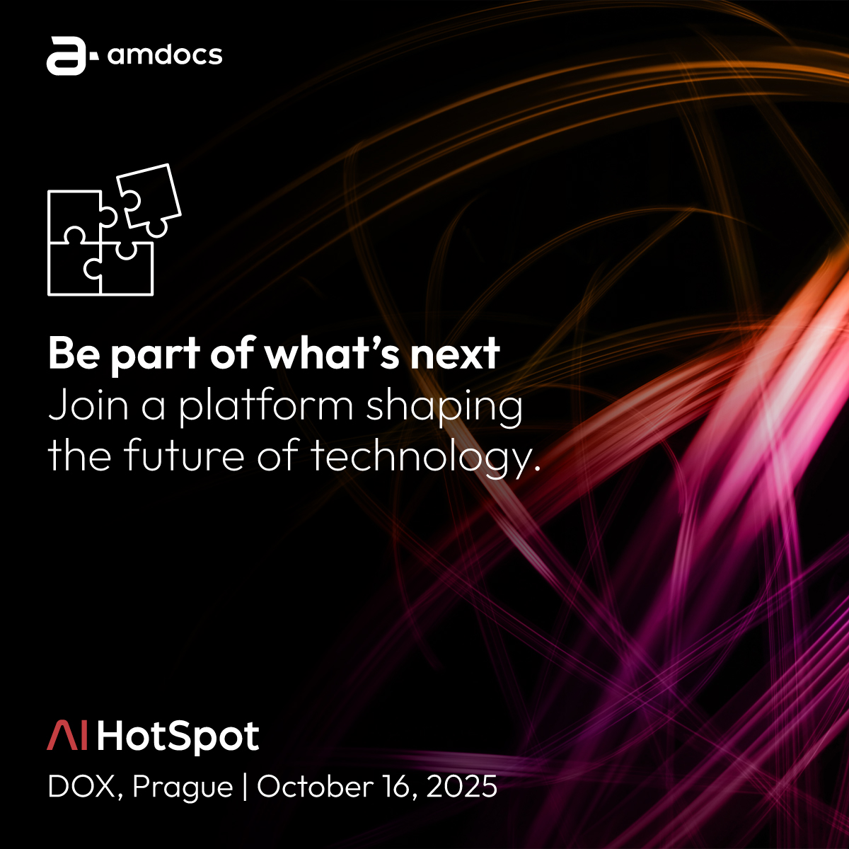 Amdocs's tweet image. You don’t need a reason to attend AI HotSpot 2025 - Because we already have five.

See you there &amp;gt;&amp;gt; aihotspot.ai 

#AIHotSpot2025 #FutureOfAI #TechInnovation #Networking #PragueEvents
