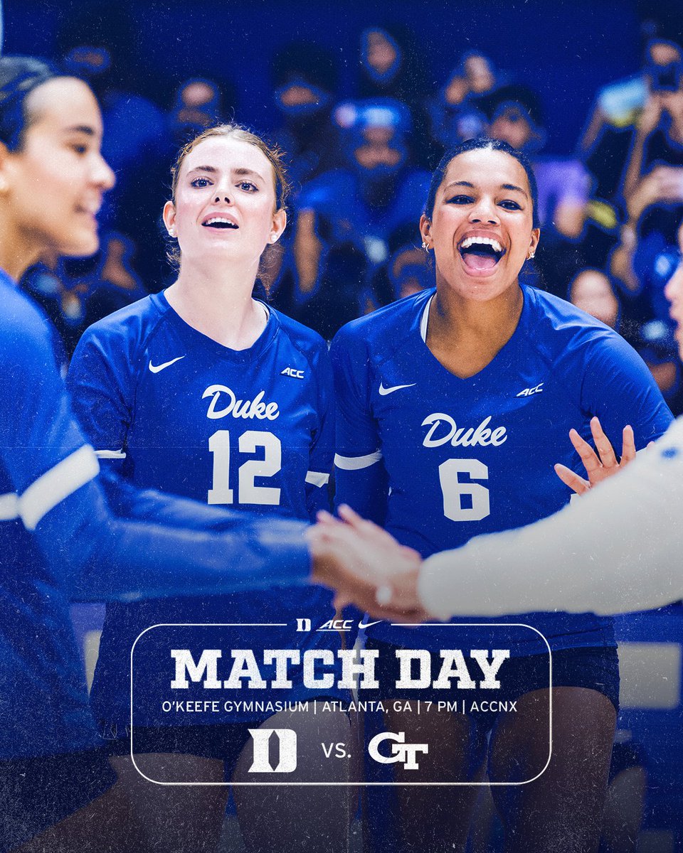 DukeVB's tweet image. Match Day in the A 😈

📺 bit.ly/4oyi5UL
📊 bit.ly/4ogQebj
📄 goduke.us/4n1nwdz

#GoDuke