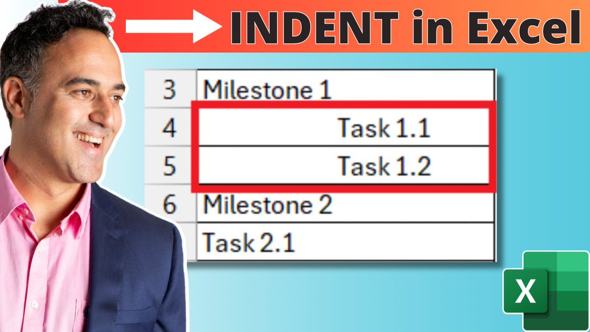 myexcelonline's tweet image. How to Indent in Excel Cell - Step by Step Guide

Read our Free Step-By-Step Blog tutorial which has a downloadable practice workbook and video. Click the link below  👇👇👇
myexcelonline.com/blog/how-to-in…