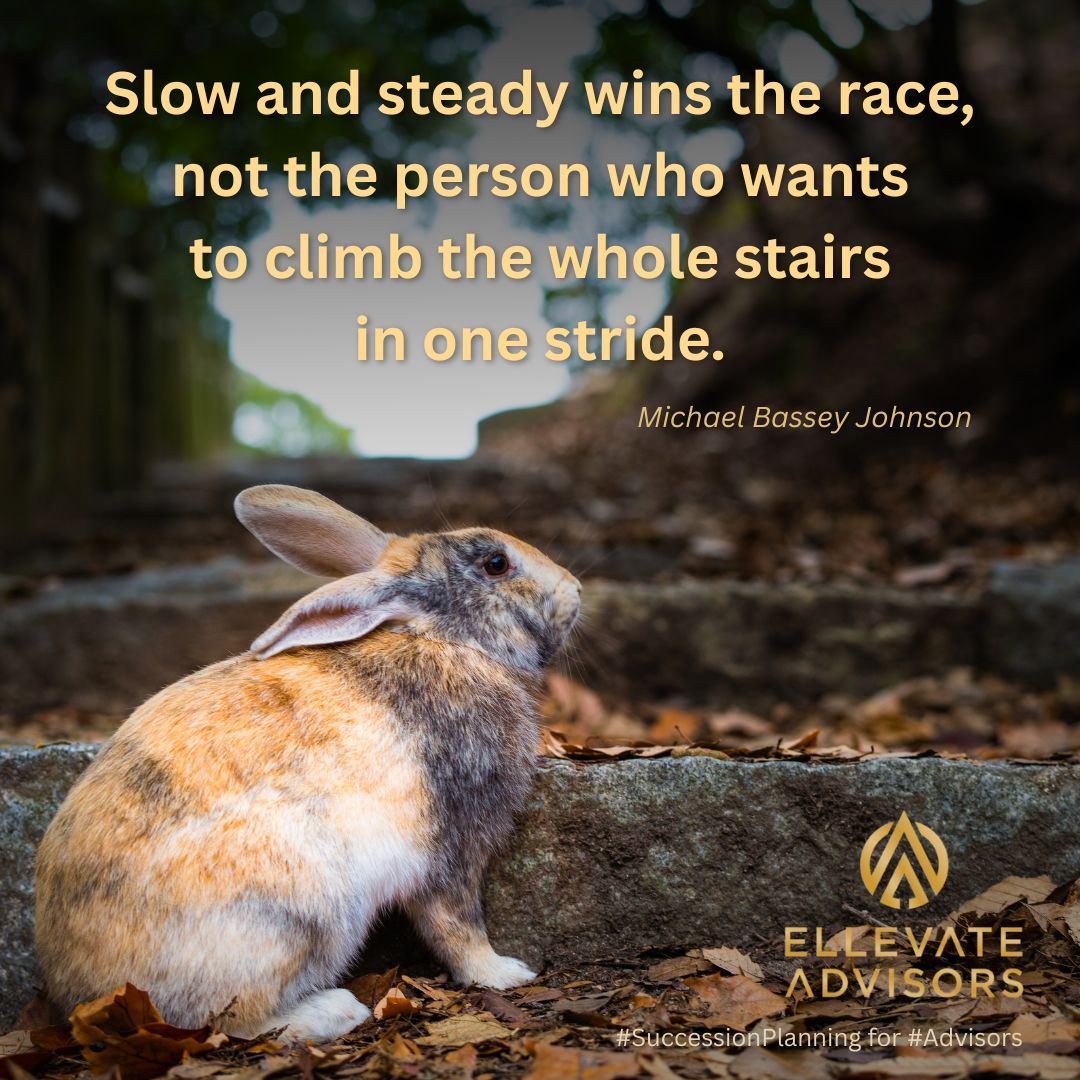 BrooklynBrock's tweet image. If you measure today’s success by tomorrow’s standards, you’ll always feel behind. 🏃♀️💨
Advisors, it’s okay to slow down—celebrate progress, not just the finish line. 🌿✨
That’s how real legacy builds. 💫
#SuccessionPlanning #FinancialAdvisors #LegacyPlanning