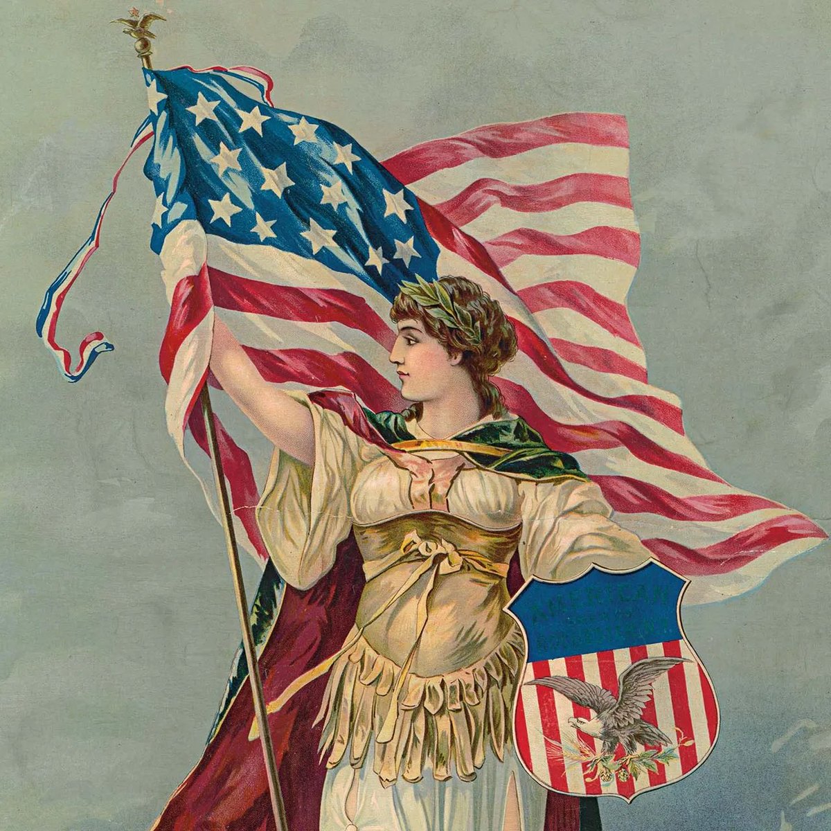 HomericFuturist's tweet image. Early in our Republic, the Goddess Columbia symbolized the spirit of the Nation, she was commonly portrayed up until the early 20th century when she was largely superseded by the Statue of Liberty (immigrants) and Uncle Sam (Federal Government)

Restore Columbia to her throne!