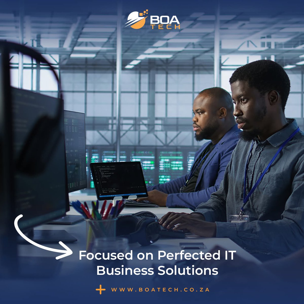 OfficialBoaTech's tweet image. Staying focused on perfected technology solutions for business. Our expert team is dedicated to delivering tailored tech solutions that drive unparalleled success. #PerfectedTech #BusinessGrowth #TechExcellence #Innovation