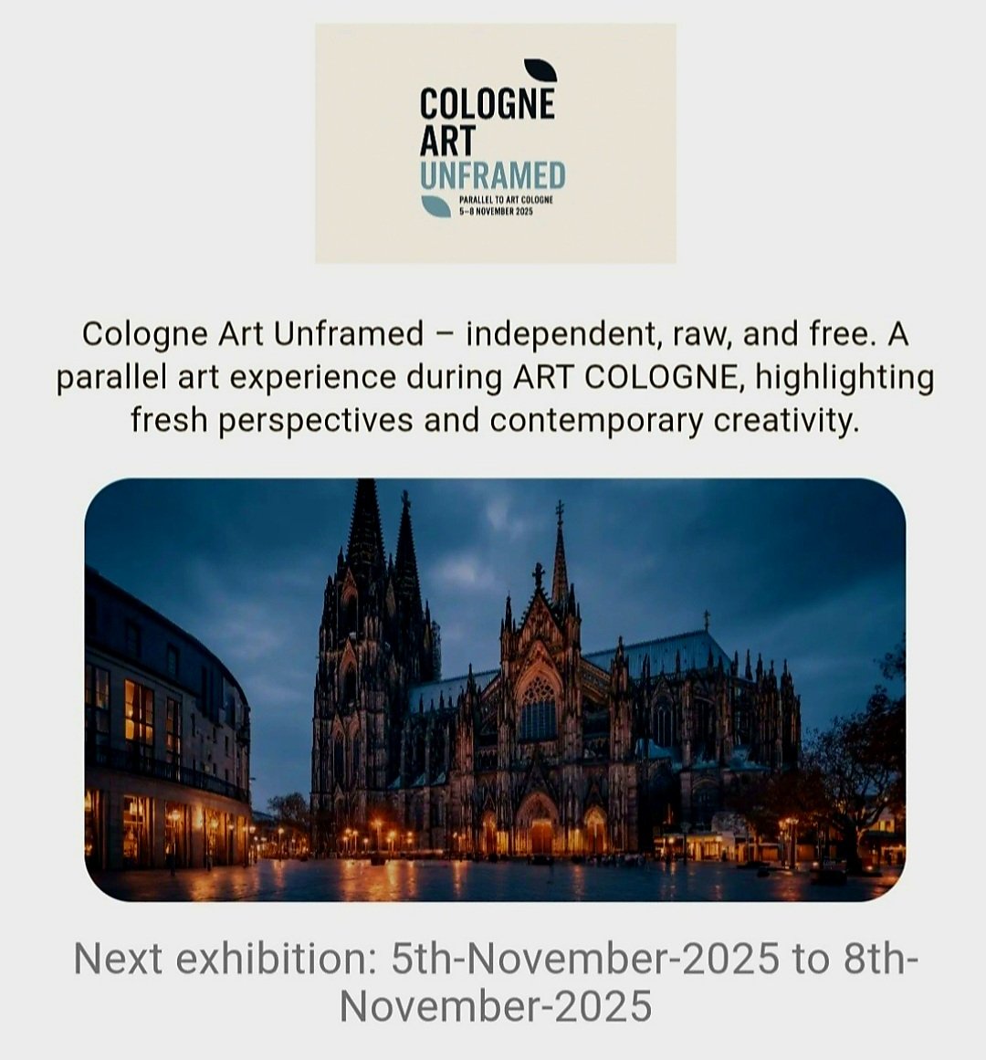 XuscaSoleNY's tweet image. Next month my #Artwork will be in #Cologne