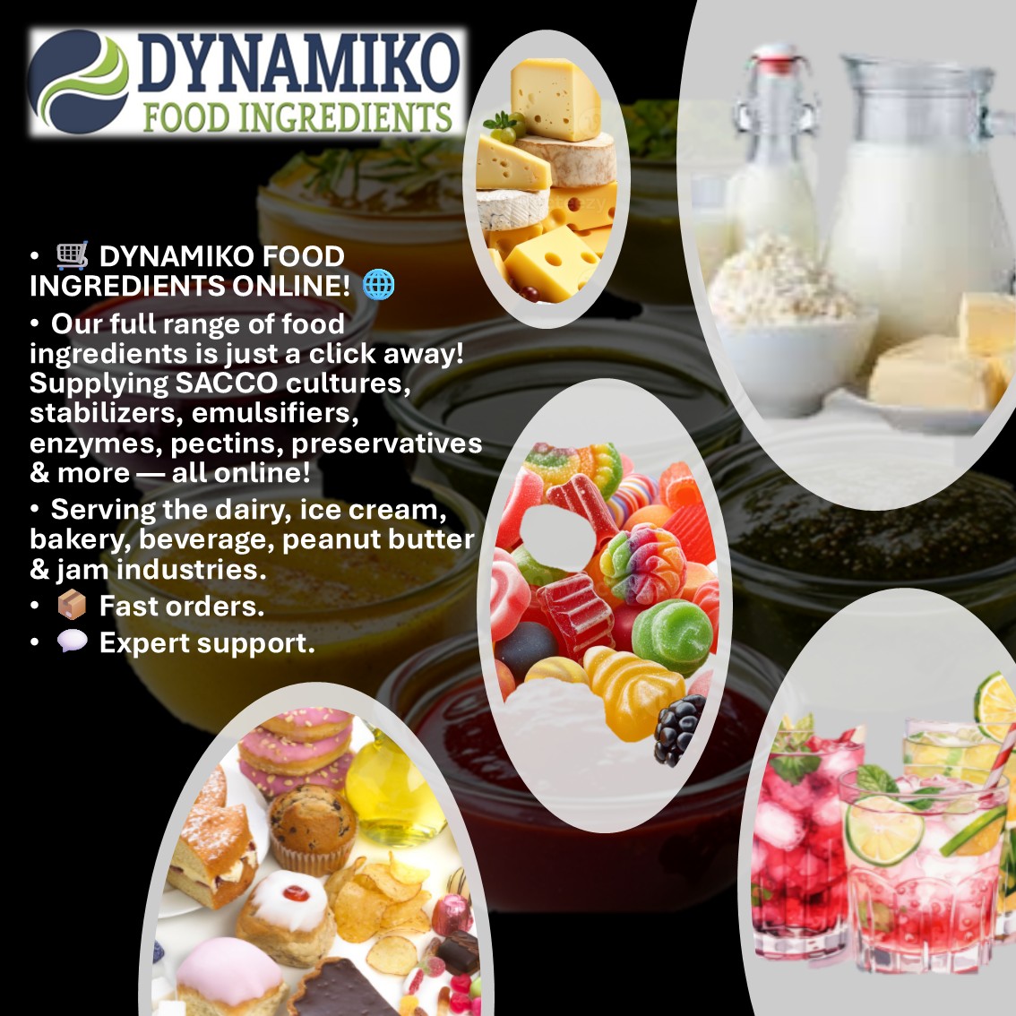 DynamikoFoodIng's tweet image. DYNAMIKO FOOD INGREDIENTS excited to announce that we have an ONLINE SHOP — making it easier than ever for you to access the full range of specialty food ingredients.

👉 Shop: zurl.co/REF7s 
#OnlineFoodIngredients #DairySolutions #BakeryIngredients #FoodManufacturing