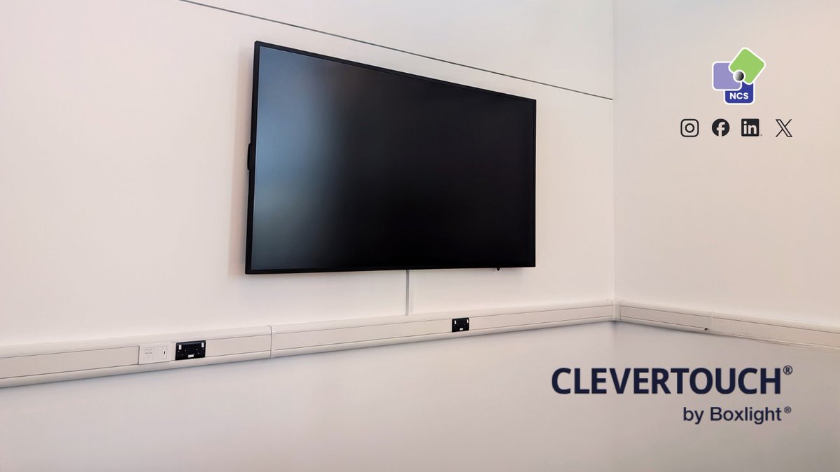 NCSKent's tweet image. Making an Impact! 🚀 We&apos;re excited to share a recent installation highlight: a stunning Clevertouch 98&quot; interactive screen now transforming a key learning/meeting space!
#Clevertouch #InteractiveScreen #AudioVisual #AVInstallation #EducationTechnology #CorporateAV  #NCS