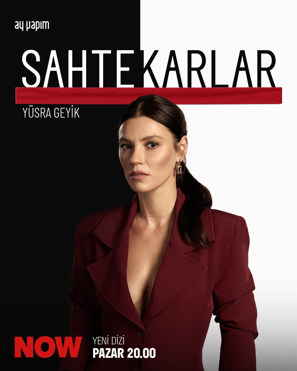 KIVILCIM 💃🏻

Yanmayı göze alarak parlayan kadın Kıvılcım… Her hamlesi hesaplı, her gülüşü planlı bir oyunbaz. Onun sınavı kimsenin bilmediği geçmiş parçaları…

#Sahtekarlar ilk bölümüyle Pazar 20.00’de NOW’da!🎭
<a href="/nowtvturkiye/">NOW</a> <a href="/ayyapim/">AY YAPIM</a>