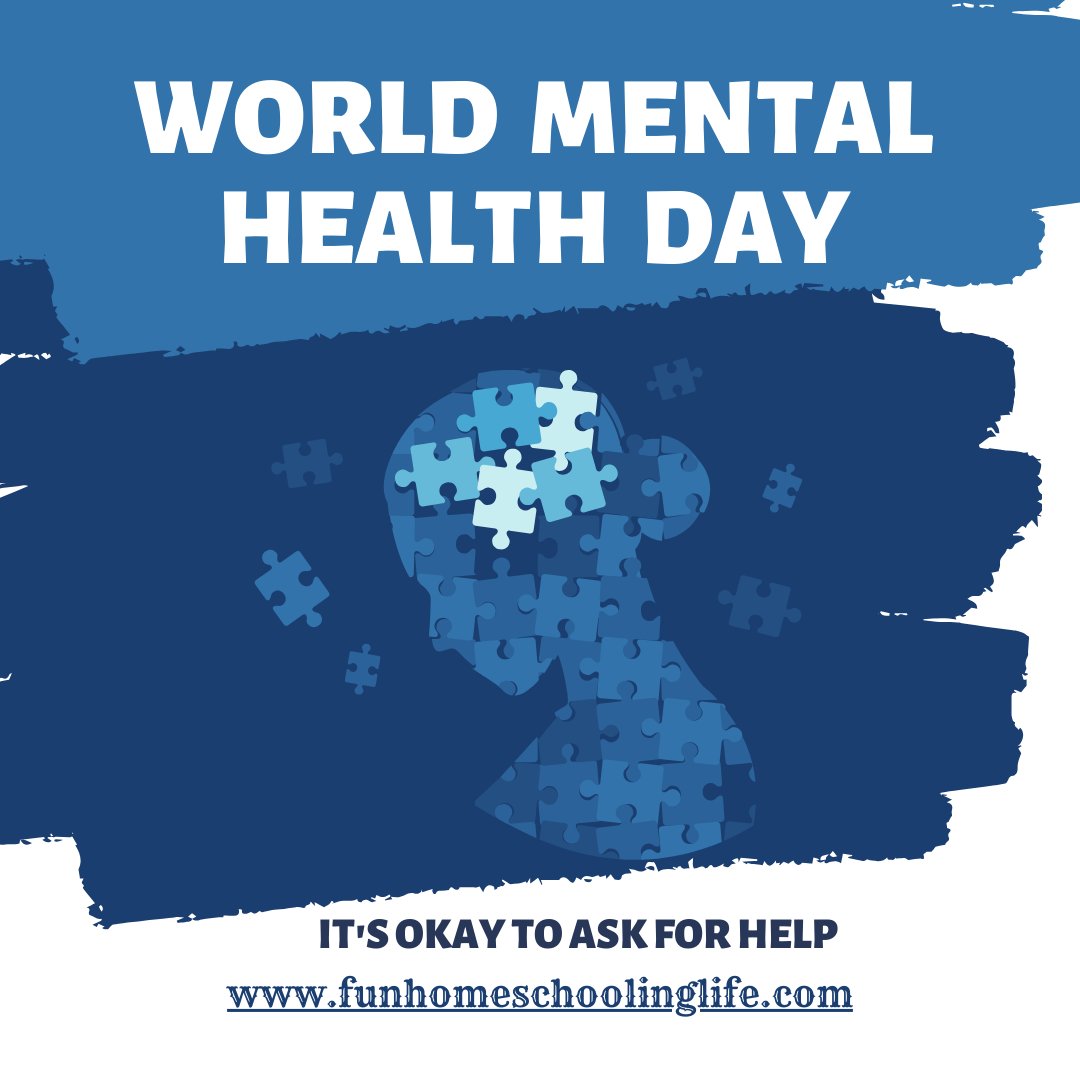 Fun_Homeschool's tweet image. World Mental Health Day raises awareness and support for mental health. Over the last few years, some of the stigmas have started to go away. One's mental health affects one's emotional, social, and psychological well-being.
#worldmentalhealthday, #mentalhealthday